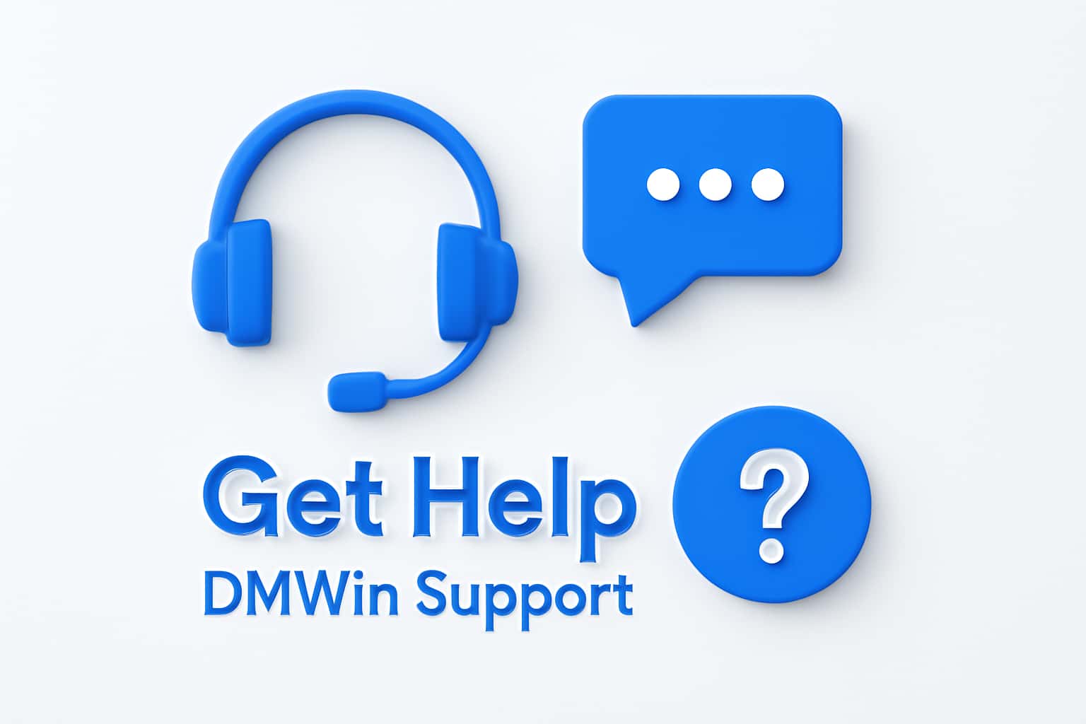Get Help - DMWin Support Interface