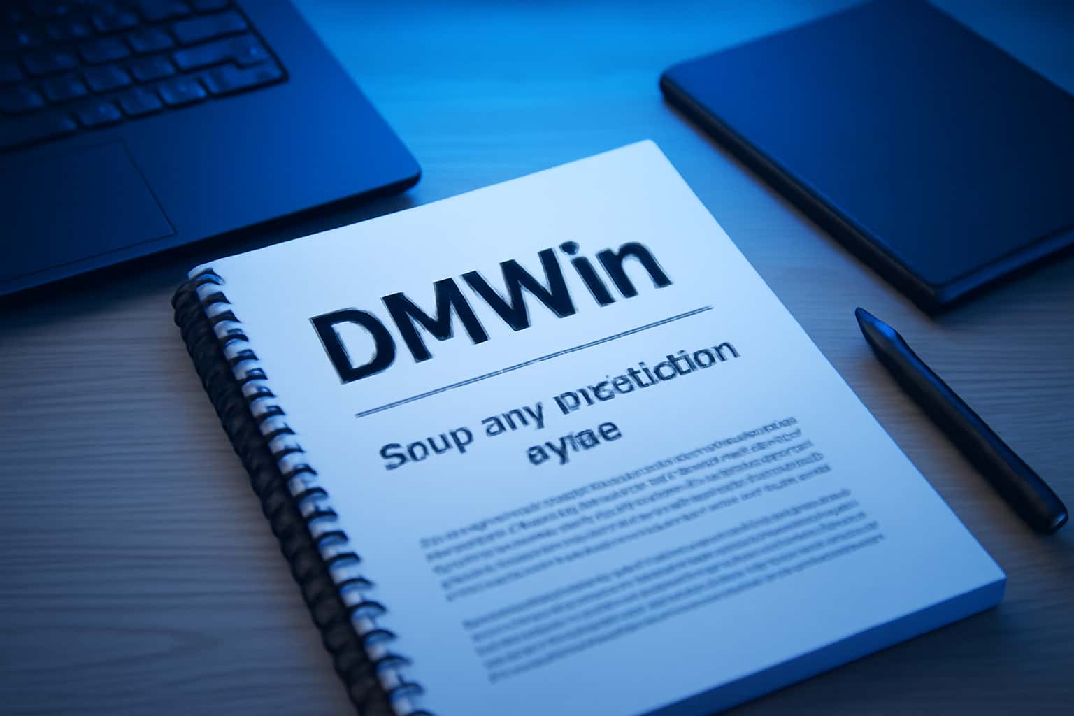 An informative visual representation of the DMWin Setup and Installation Guide.