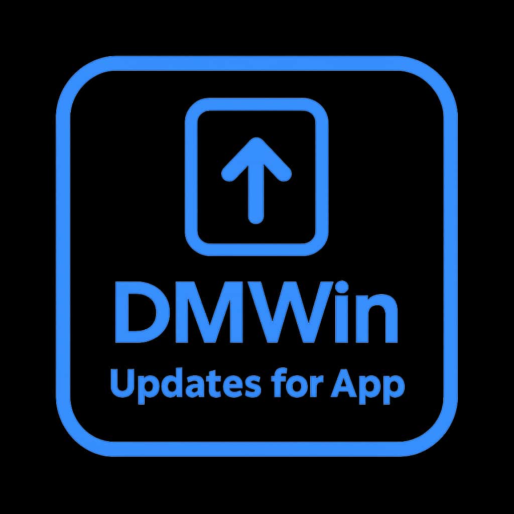 An icon representing updates for the DMWin app.